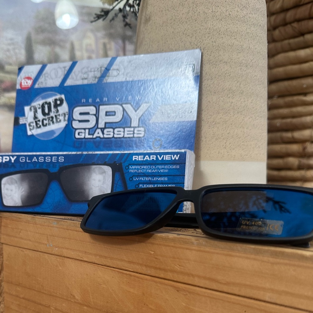 New Children’s Detective Spy Glasses Rear View Top Secret UV Sunglasses - Picture 7 of 11